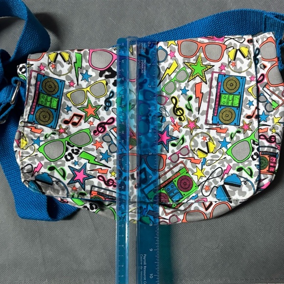 90s Retro handmade purse bag neon music cassette tape nostalgic - Picture 6 of 6